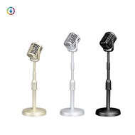 Classic Retro Dynamic Vocal Microphone Vintage Mic Universal Stand for Live Performance Karaoke Studio Record