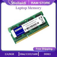 DDR3 DDR3L Memoria RAM SO DIMM 8GB 4GB 1333MHZ 1066MHz 1600 SODIMM 8 GB 12800S 8500S 10600S 1.35V For Laptop Notebook Memory