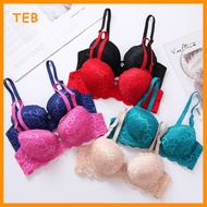Alicias Secret Floral Lace Wireless Bra | Bra Renda Floral Tanpa Dawai Cup A (34-38)