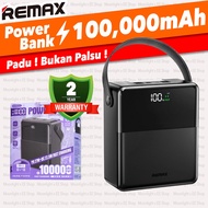 REMAX 100000mAh Power Bank 100k Powerbank Charger USB Type C Usb C Camping Large Besar Huge FP1 Orig