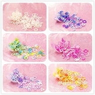 Filler Assorted Unicorn Color ABS Pearl Bow Heart Flatback Cabochons DIY Resin Shaker Charms Molds Stuff Moon Star Slime Fillings