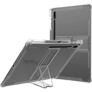[ Samsung Tab S9 (11 inch) S9 FE (11 inch)/ S10 FE (11 inch) ] Clear Anticrack Case + Stand + Spen S