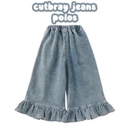 JASMINE JEANS PANTS / Children's Cutbray PANTS Made of Premium Jeans for Ages 1-6 Years
