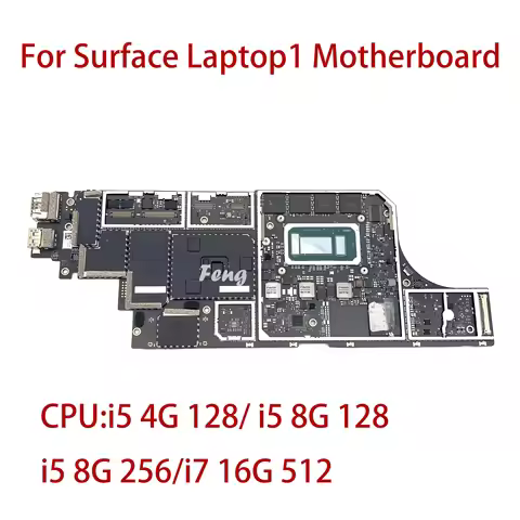Original Motherboard Laptop 1 1769 For Microsoft Surface Laptop 2 1782 CPU i5 4G/8G 128SSD/256SSD i7