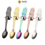 LT999 Cute Beautiful Mermaid Spoons 304 Stainless Steel Coffee Spoon Drinking Tool