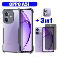OPPO A5i Shockproof Phone Case OPPO A5 Pro A5X Privacy Tempered Glass Screen Protector