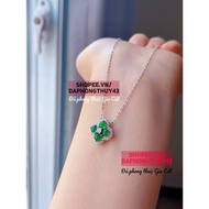 4-leaf jade clover pendant type A tested