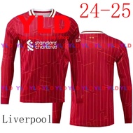 【Long sleeve jersey】2024-25 LFC men long sleeve football jersey soccer jersey