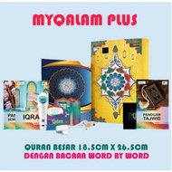 MYQALAM PLUS WORD BY WORD SET AL QURAN DIGITAL SAIZ B5