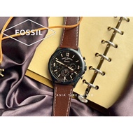 FOSSIL FS5608 Forrester Chronograph Brown Leather Men Watch 46mm