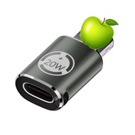 Aluminum 20W USB C to 8-pin Converter for PD Fast Charging Phone USB C to USB 8-pin 20W PD Adapter