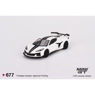 [READY-STOCKS] Mini GT Chevrolet Corvette Z06 2023 Arctic White