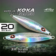 Metal Jig Bait 20 Gram SKYVIU KOKA Micro Jig 20 gr 20gr 20g Micro Jig 20 Gram Jig Killer Bait 20g 20