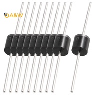 A&W 20pcs 10A10 10Amp 1000V 10A 1KV -6 MIC General Purpose Axial Rectifier Diodes