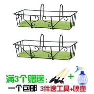 Stock Flower Pot Railing New Style Flower Stand Shelf Balcony Flower Stand Pot Iron Vegetable Shelf 