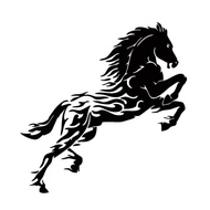 Car Sticker Handsome Horse Joon Horse Waterproof Sticker Motorcycle Body DIY Decoration Window Bumpe