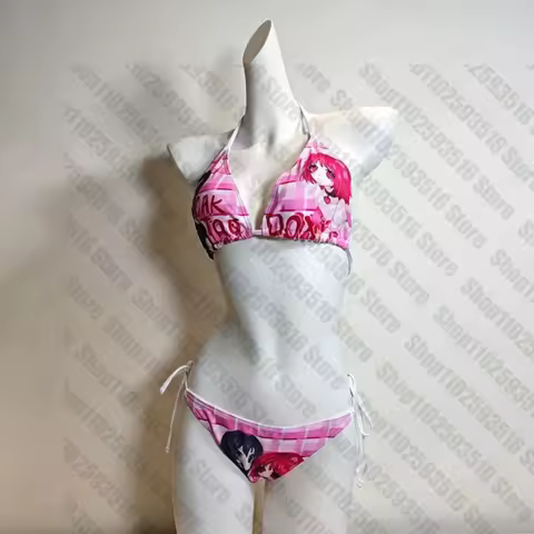 Tankini Woman 2 Piece Set Outfit Women's Swimsuit Ladies Bath Clothing Matching Sets of Two Pieces W