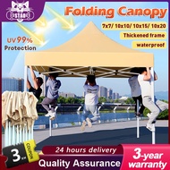 SPORT Full Set khemah niaga folding Canopy 10x10 heavy duty khemah camping Tent Thickened frame Cano