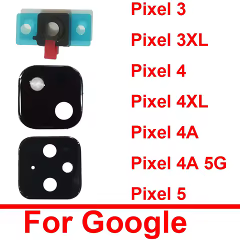 Back Camera Glass Lens+Cover Frame For HTC Google Pixel 6 Pro 5 5A 4 4XL 4A 5G 3 3XL Rear Camera Len