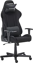 DXRacer Formula Gaming Chair - Ergonomic Chair for Computer and Video Game, Memory Foam Headrest, Lumbar Support, Water-Resistant Fabric, Black