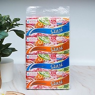 KHĂN GIẤY RÚT LỤA CLASI HOA HỒNG MYLAN 3 LỚP (560 TỜ/GÓI, 4 GÓI/XÁCH) SIÊU DAI, MỀM MỊN, KHÔNG TAN T