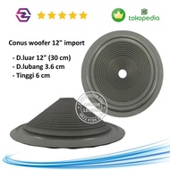 Daun conus kertas speaker woofer wofer 12 inch import