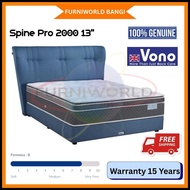 Vono SpinePro 2000 Mattress 13 Inches Tilam 15 Years Warranty Spine Pro