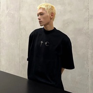 เสื้อยืดแขนสั้นผู้ชาย TC THUG CLUB ทรงหลวม สไตล์อเมริกัน ผ้าฝ้ายแท้ แฟชั่นฤดูร้อน เสื้อยืดคอกลม เสื้