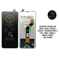 (OG SUPER) LCD TECNO SPARK GO 2022-KG5/KG5H/KG5M/TECNO POP 5 LITE-BD4/TECNO 5 PRO-BD4J/BD4H ORIGINAL