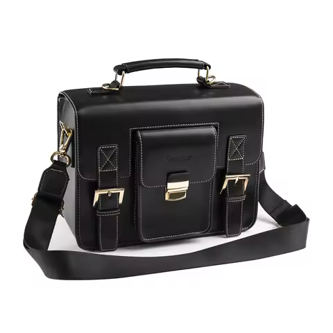 Leather Camera Bag Compact Camera Bag Vintage Compact Camera Bag for Canon Nikon Sony DSLR Cameras L