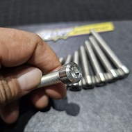 M8/ BOLT 12 L STAINLESS STEEL custom handmade UNIVERSAL disc bolt L bolt lathe custom bolt L bolt st