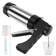 Churrera Churro Maker Machine Stainless Steel Churro Maker Kit with 3 Different Tips Piping Nozzle H