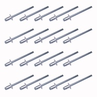 Eelic PAK-5.0X6.4MM SILVER CONTAINS 20 PCS RIVET NAILS RIVET PLIERS RIVET RIVET PLIERS SIZE 5.0X6.4M