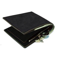 SLGOL Men Short Zipper Wallet,Soft PU Leather Bifold Wallet with Coin Pocket,Elegant Design