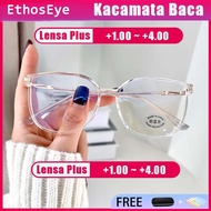 MATA MATAHARI HP EthosEye Frame Reading Glasses Plus Anti-Radiation Blueray Women Men Boys Latest Ko