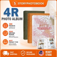Photo Album Handwriting Memo 4R 200/300pcs, Album Gambar 4R (Read Stock)