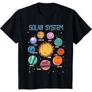 Premium Distro Children's T-Shirt Solar System Planets Science Space Boys Girls STEM Kids T-Shirt