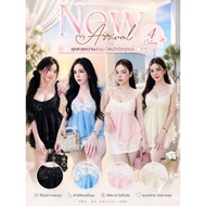 ிBK BRAND BK 59527 2-Piece Set Single Strap Ruffled Decorated With Floral Net Fabric Foam Padding Pu