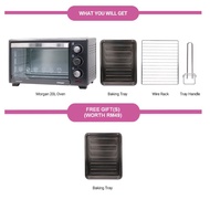 Spot MORGAN Electric Oven (Free Backing Tray ) MEO-HC22B 20L