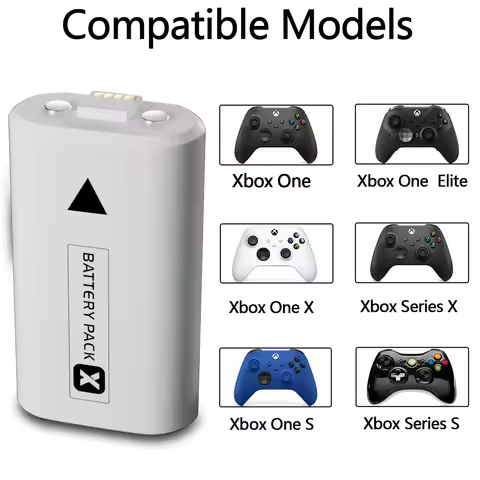 1400mAh Rechargeable Battery for Xbox Series X/S Xbox One Xbox One S Xbox One X Xbox One Elite Wirel