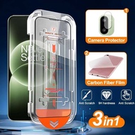 3 in 1 Oneplus 15R Tempered Glass Film for Oneplus 15 13 11 Nord 5 Ace 6 6T 13s 13T 13R 12R Easy to 
