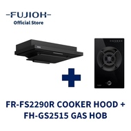FUJIOH FR-FS2290R Made-in-Japan Cooker Hood + FH-GS2515 Gas Hob with 1 Burner