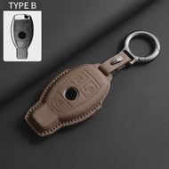 Car Key Case Cover for Mercedes Benz  A B C D E S Class W204 W212 W176 GLC CLA GLA AMG GLS GLE GLK C