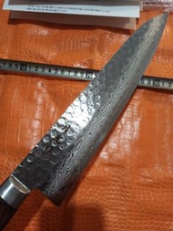 日本關市 月光作 35層大馬士革花紋 椎目 VG10 245mm 牛刀