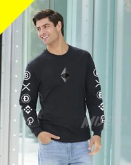 Crypto T-shirt BNB DOGE DOT ETH XRP BTC cotton combed 24s premium LS
