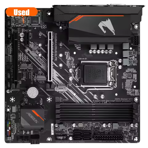 Gigabyte GA B460M AORUS ELITE Micro-ATX Intel B460 DDR4 M.2 128G Support 10 gen LGA 1200 CPU Motherb