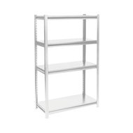 ชั้นวางของพื้นเหล็กพ่นสี 4 ชั้น Rocco KASSA HOME รุ่น MTR-40WH ขนาด 90 x 40 x 145 ซม. สีขาว