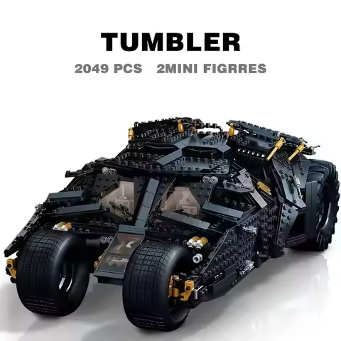 IN STOCK 2049pcs Chariot Dark Knight Batmobile Compatible 76240 Model Building Blocks Bricks Set Toy