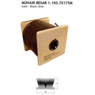 Large Feather Mohair Door Seal 11 x 7 Mm