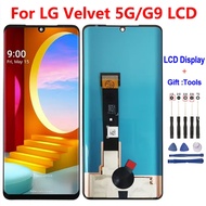 6.8" OLED Display For LG Velvet 5G LM-G900N LM-G900EM LCD With Frame LCD Screen Touch Panel Digitize